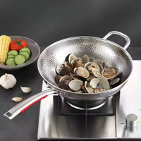 PANVION Titanium Wok - Round Bottom, Induction Ready