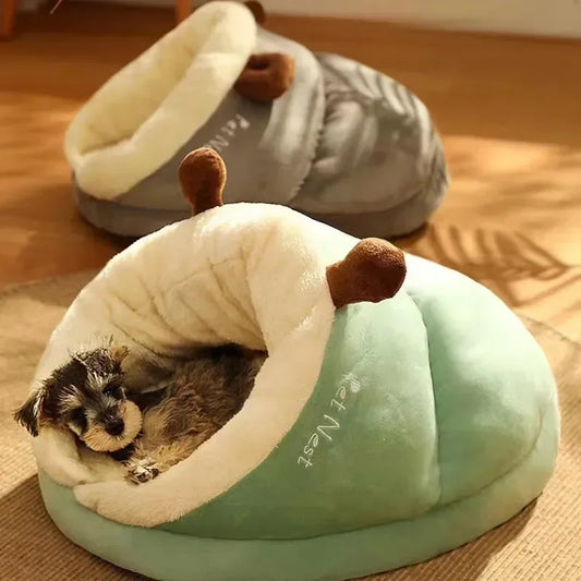 PawPrestige Luxe Folding Dog Bed | Ultimate Comfort and Warmth for Your Dog in Winter