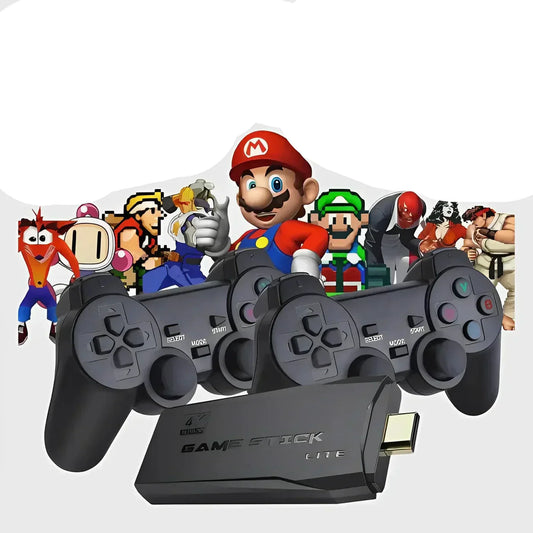 PixelDrive 64gb: Original with 2 controllers - Over 20,000 games from Mario to Pokémon