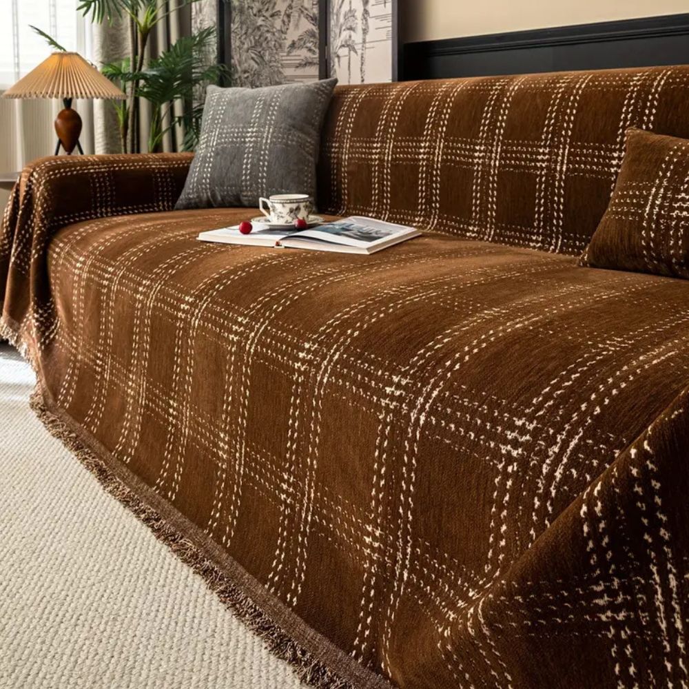 Plaid Sofa Slipcover