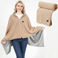 Portable USB-Powered Heated Shawl Blanket