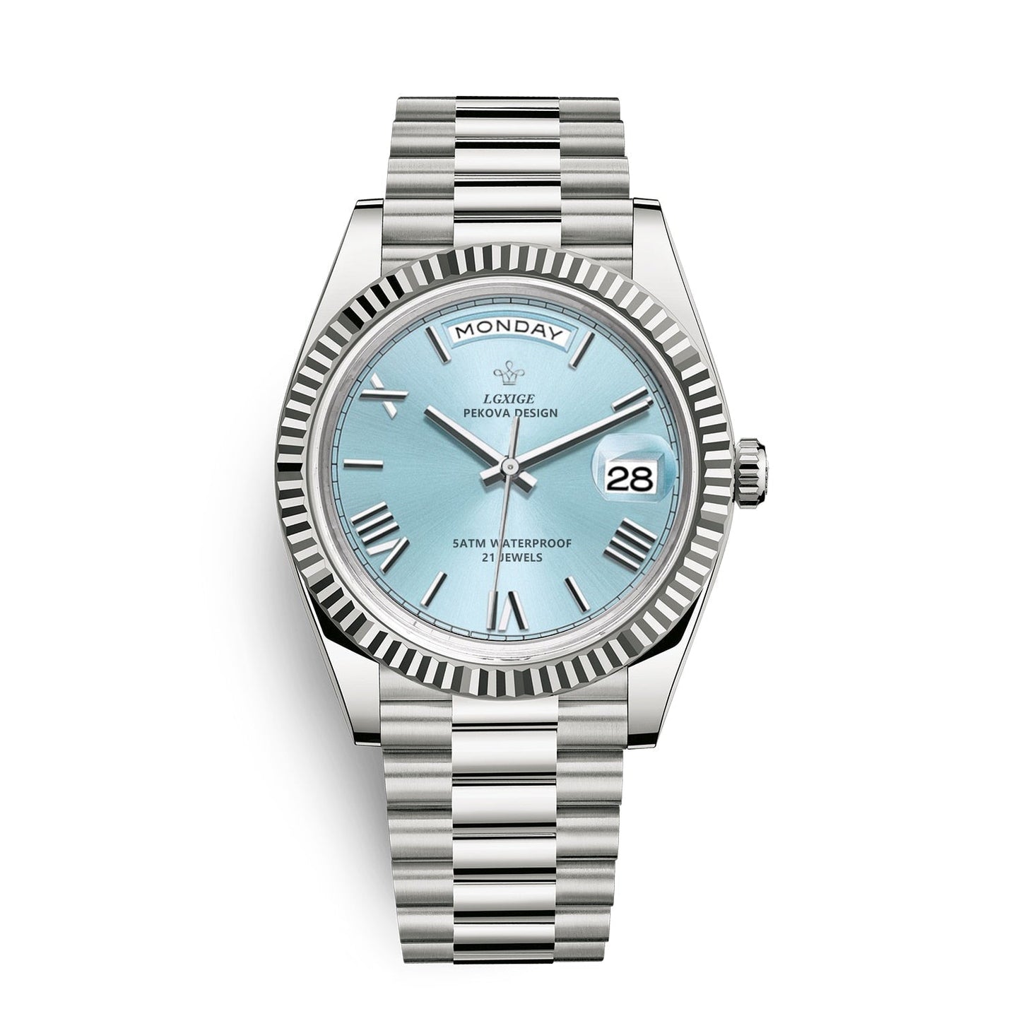 Premium Automatic Watch with Day and Date Function – Solan