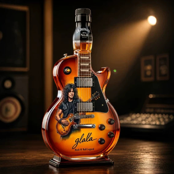 Premium Collector's Guitar-Inspired Decorative Decanter