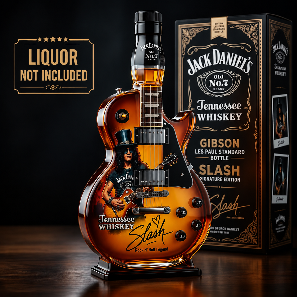 Premium Collector's Guitar-Inspired Decorative Decanter