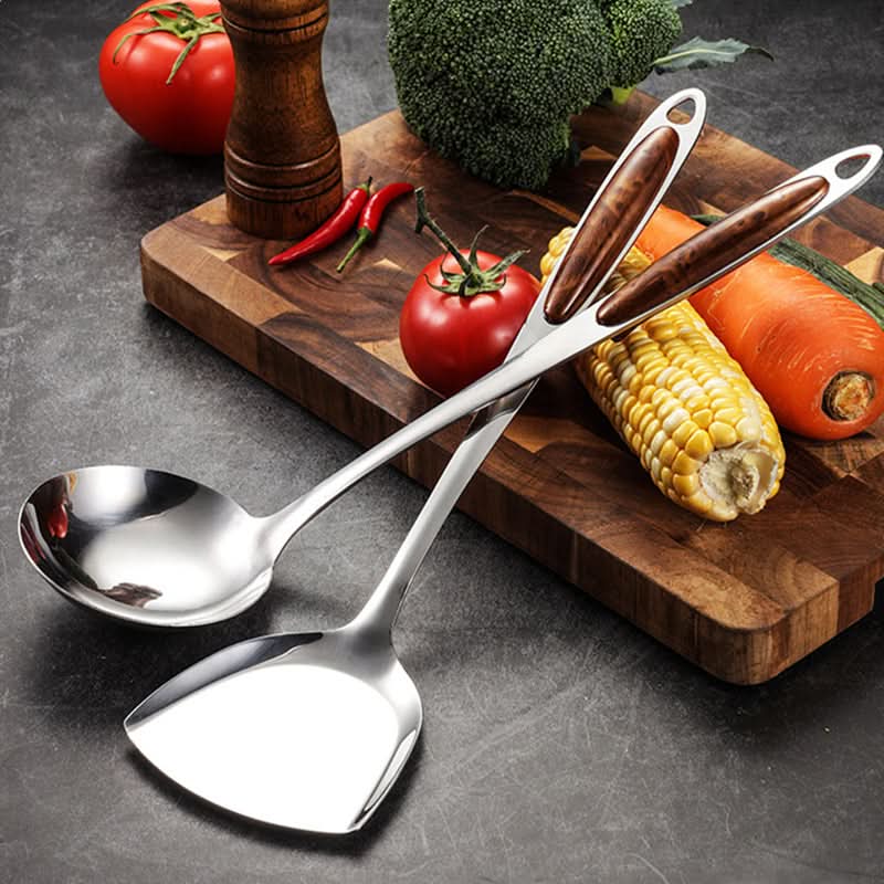 PROCHEF - Stainless Steel Kitchen Utensil Set for Durable, Ergonomic, and Precise Cooking with Stylish Design