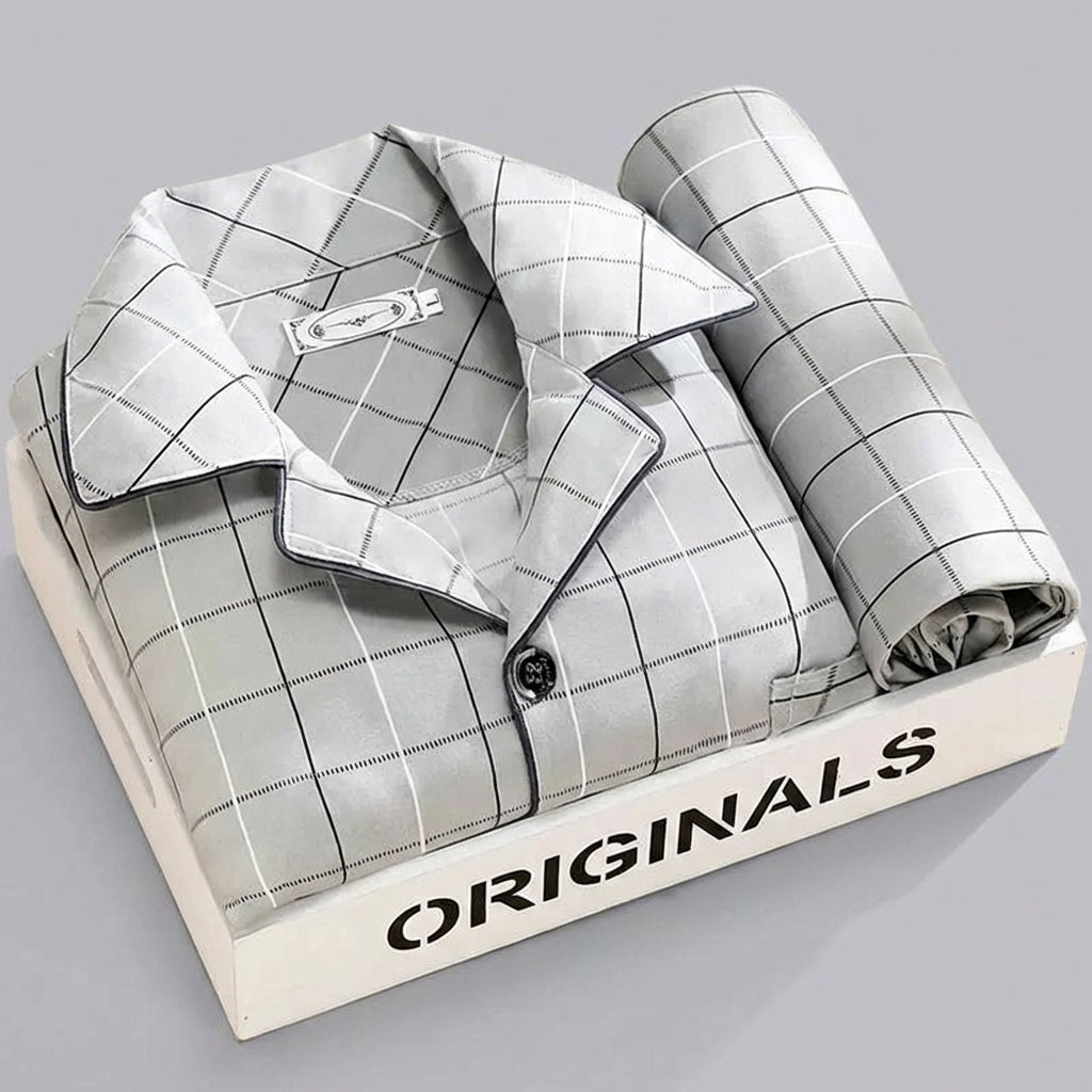 Pyjama Set with Button-Up Shirt