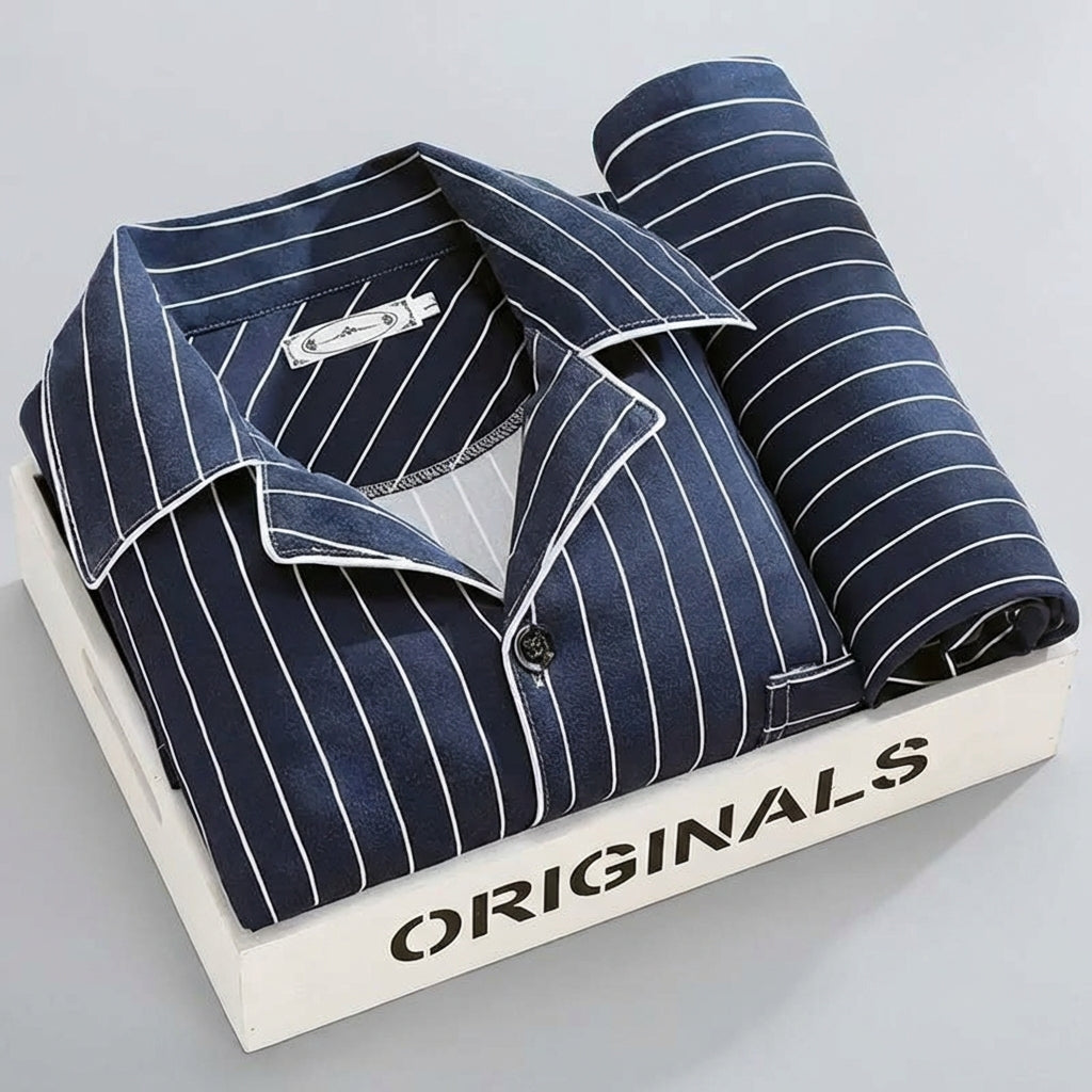 Pyjama Set with Button-Up Shirt