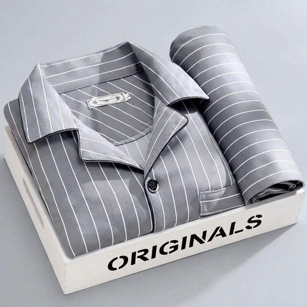 Pyjama Set with Button-Up Shirt