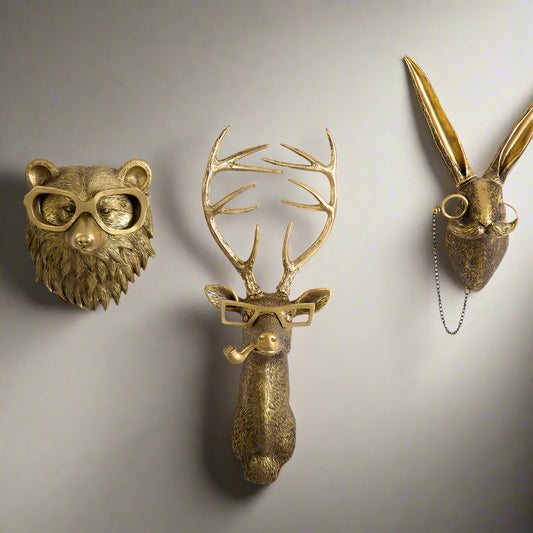 Realistic Frankie Deer Head Wall Mount for Rustic Decoration and Cabin Wall Art