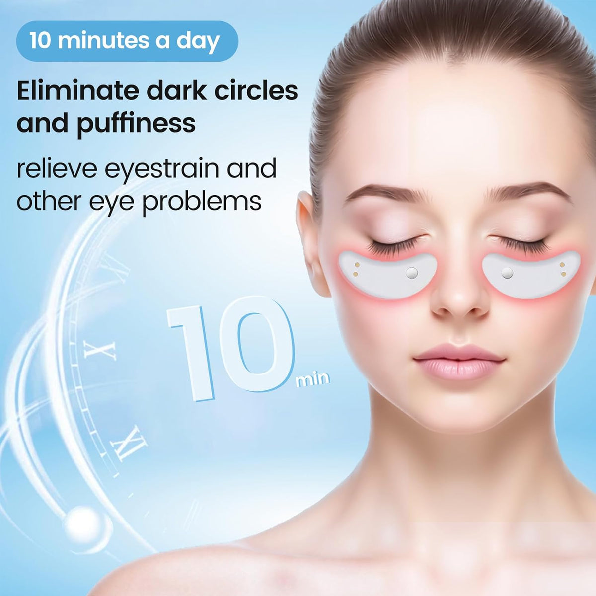 Red Light & Microcurrent Under-Eye Care for a Refreshed Look