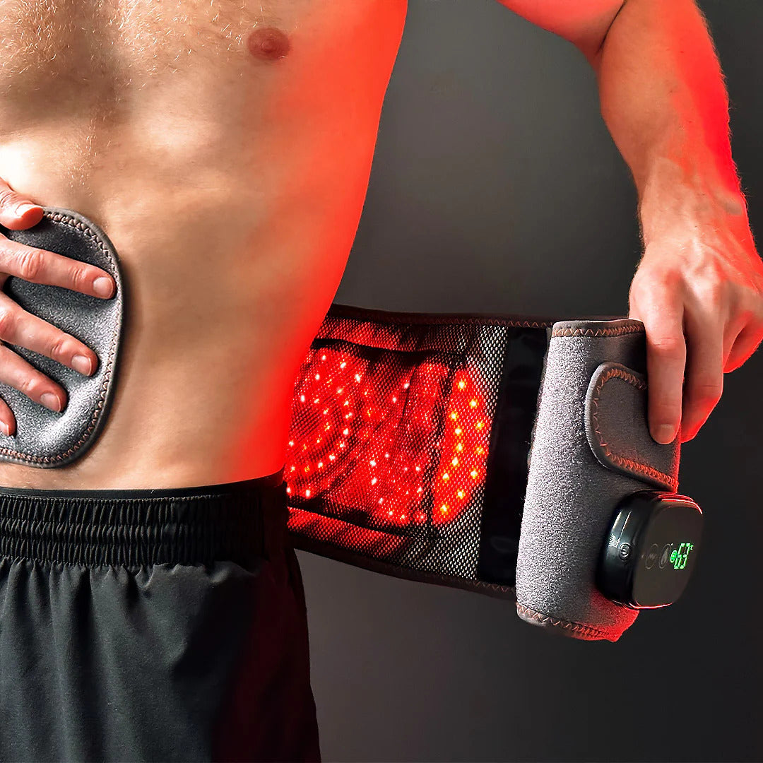 Red Light Therapy Ergobelt - heating belt with vibration