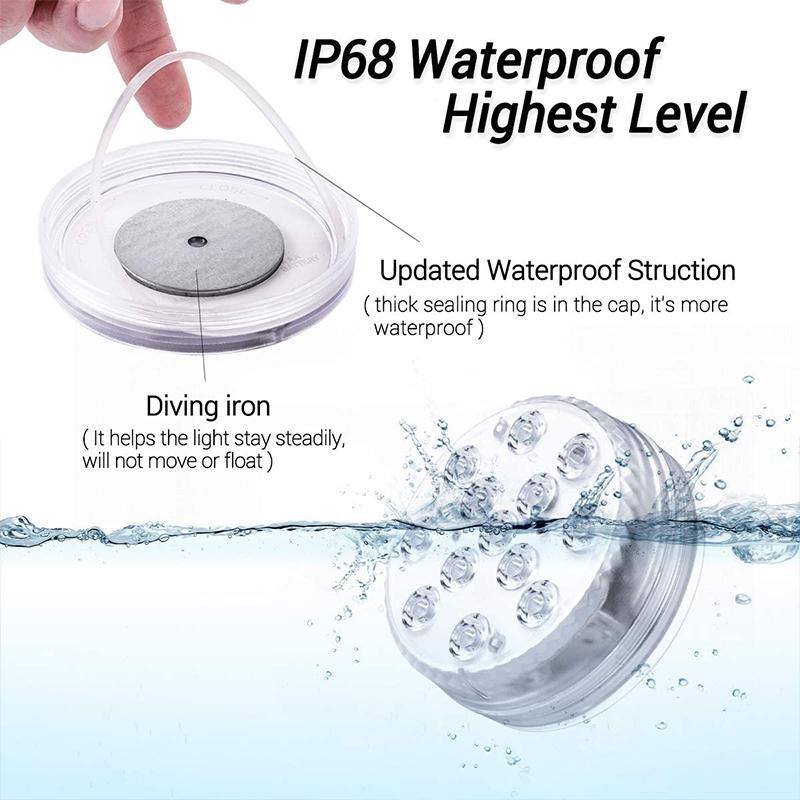 Remote Control Waterproof Magnet Suction LED Light | Charly