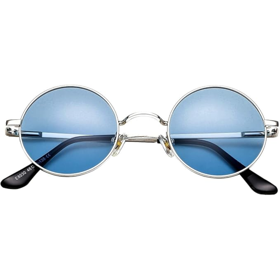 Retro Round Polarized Sunglasses - Lenno