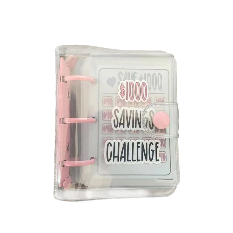 Reusable Vinyl Budget Binder with Cash Envelope Savings Tracker
