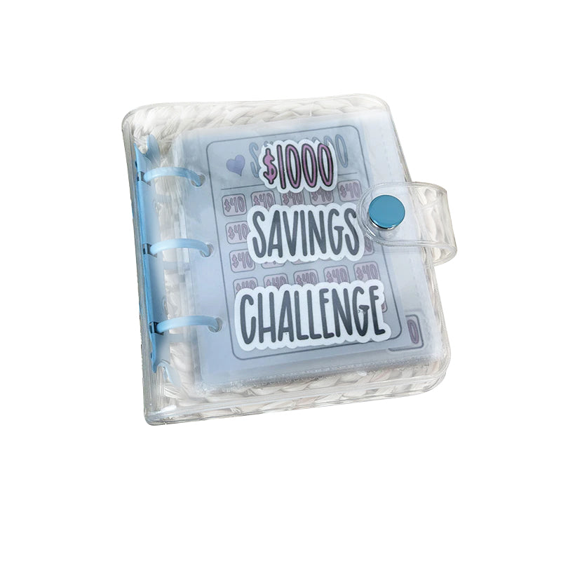 Reusable Vinyl Budget Binder with Cash Envelope Savings Tracker