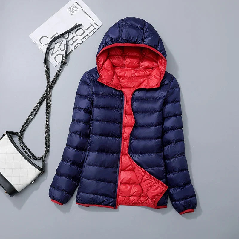 Reversible Hooded Down Jacket