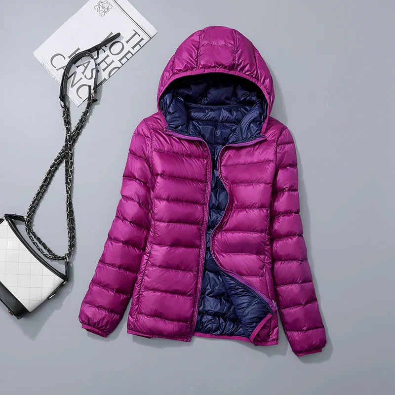 Reversible Hooded Down Jacket