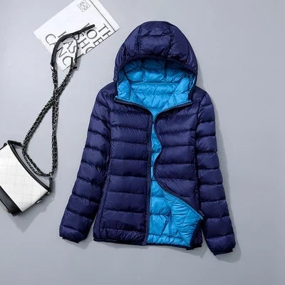 Reversible Hooded Down Jacket