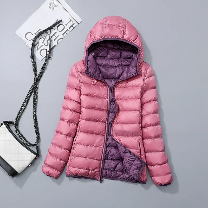 Reversible Hooded Down Jacket
