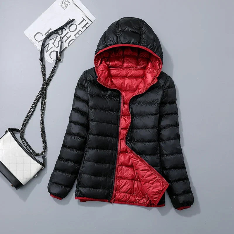 Reversible Hooded Down Jacket