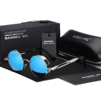 Round Retro Polarized Steampunk Sunglasses – Argo