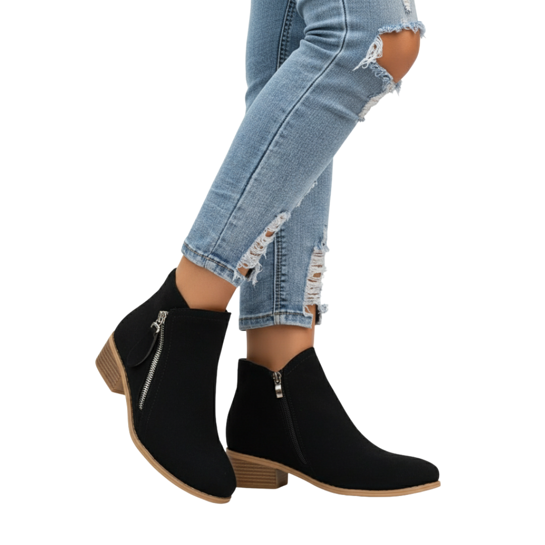 Sand Ankle Boots