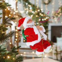 Musical Santa Claus Climber - Festive Decoration