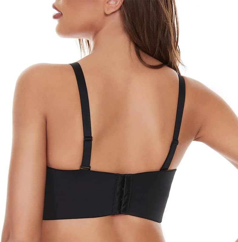 Seamless women's plus-size bra – adjustable straps, back closure, ultra-soft comfort for everyday wear
