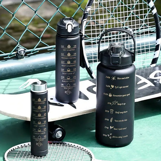 Set of 3 Motivation Water Bottles
