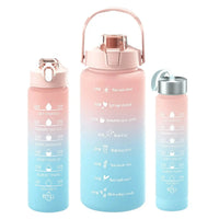 Set of 3 Motivation Water Bottles
