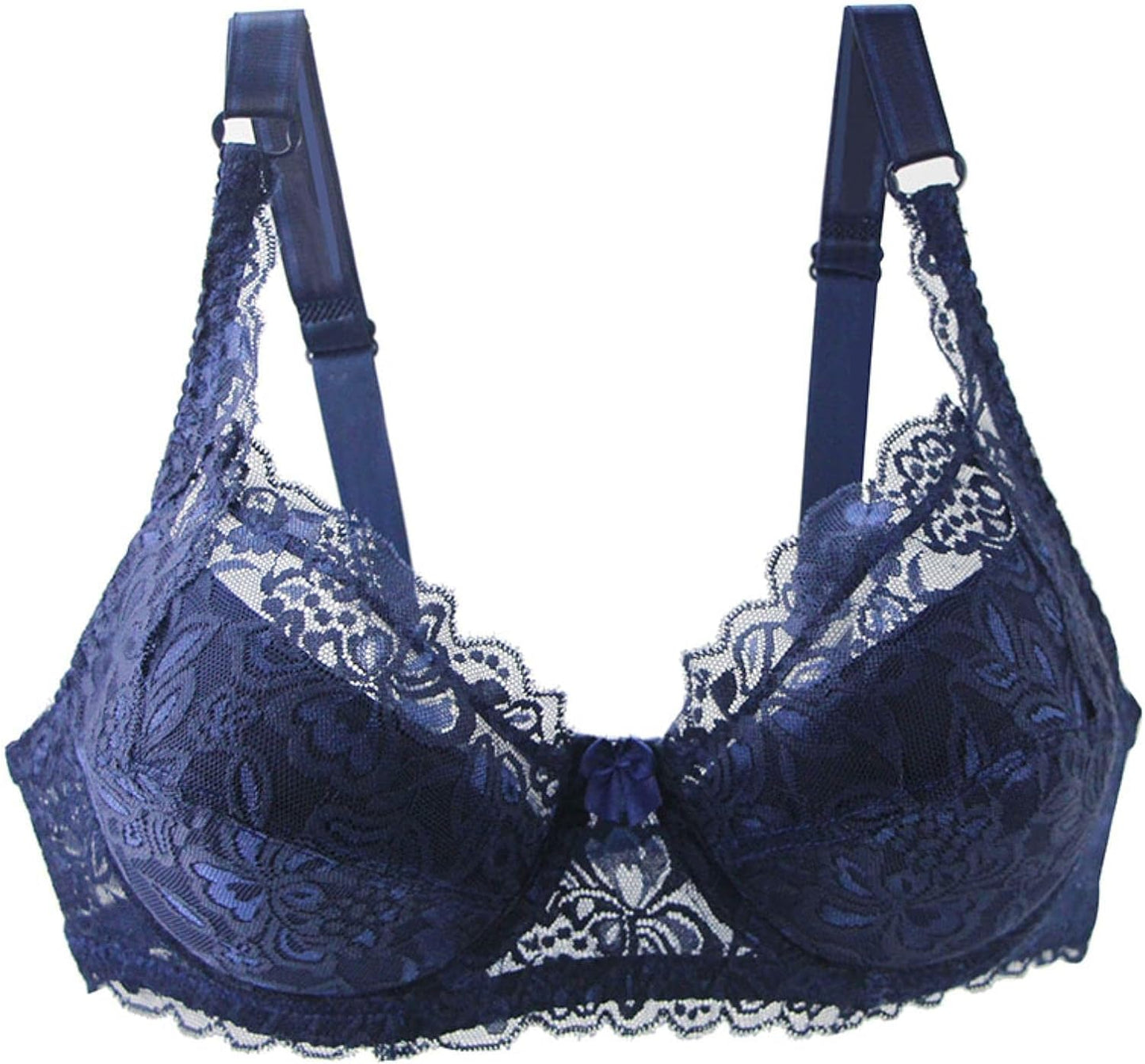 Sexy plus-size lace bra