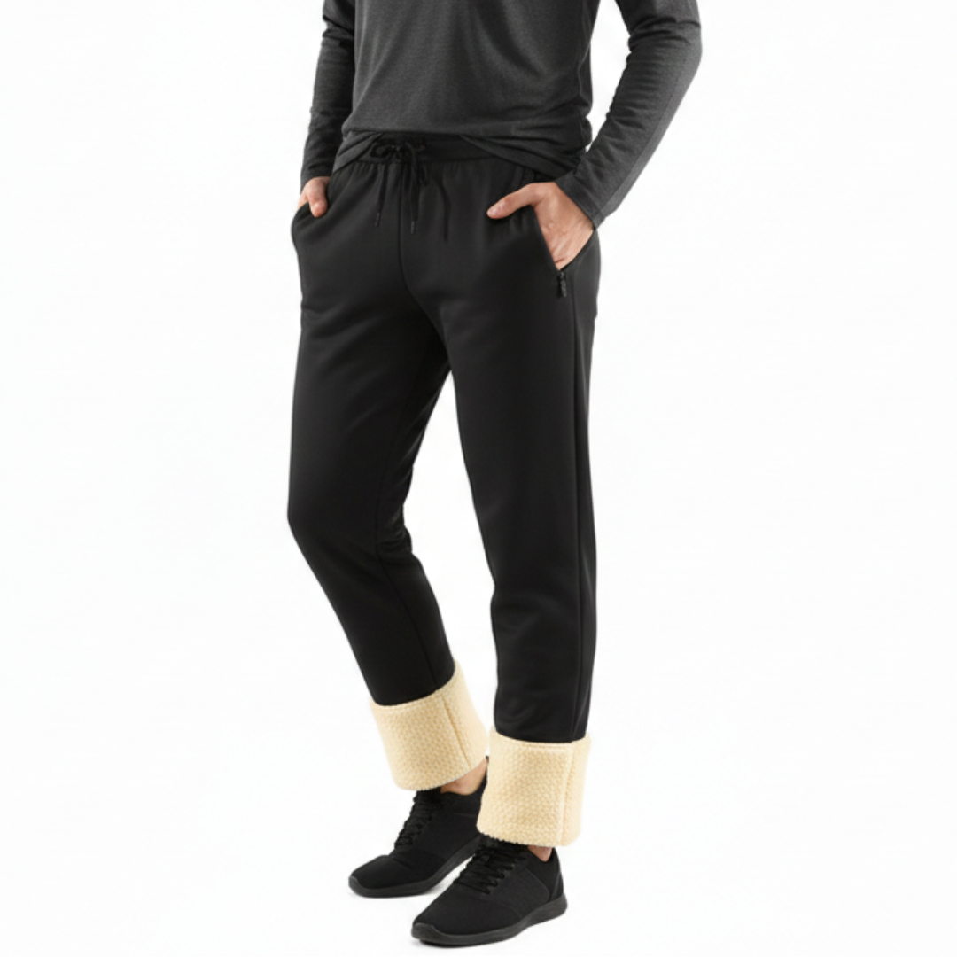 Sherpa-Lined Jogger Pants