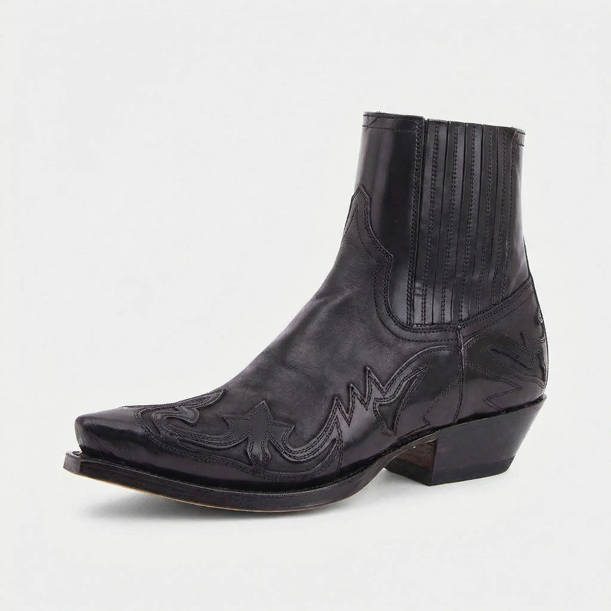 Short Pointed Toe Cowboy Boots