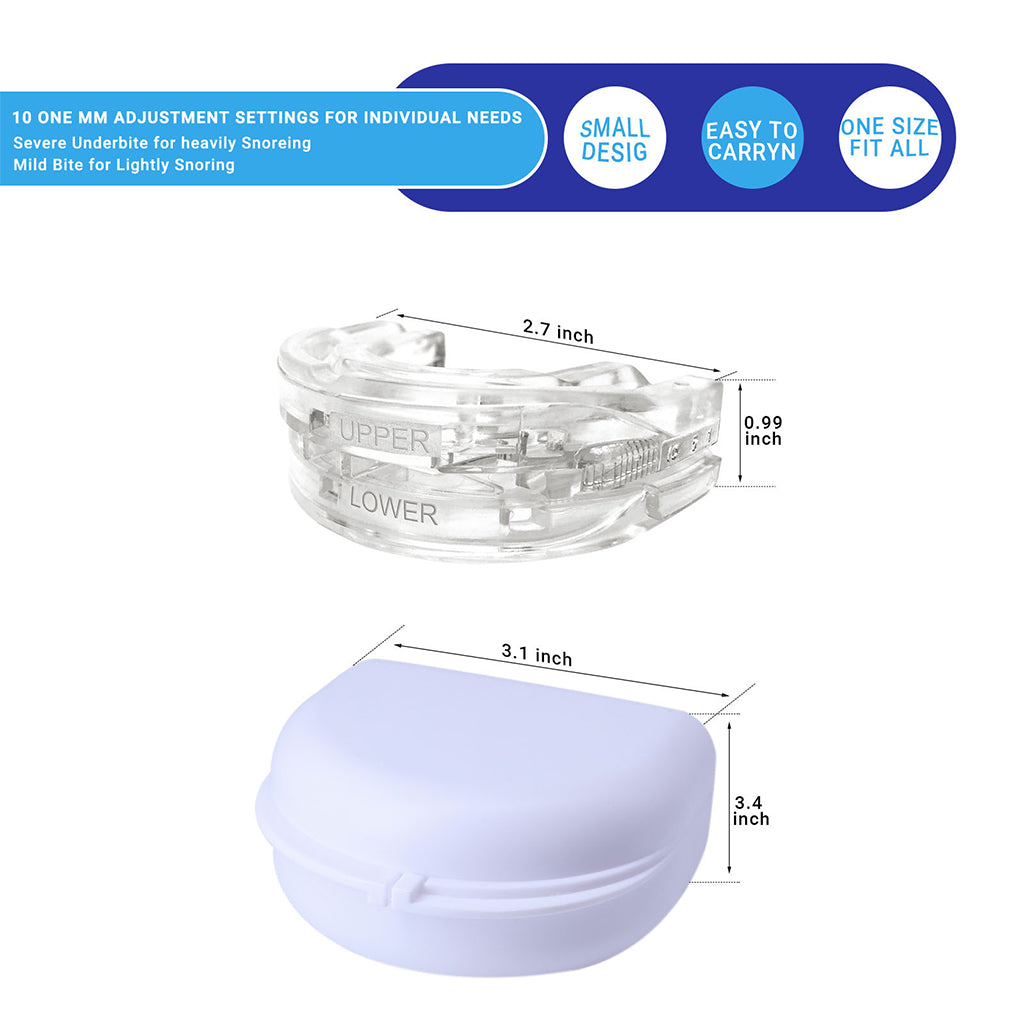 SilentForm Anti-Snoring Device – Adjustable, Optimized Comfort, Effective Solution for Sleep