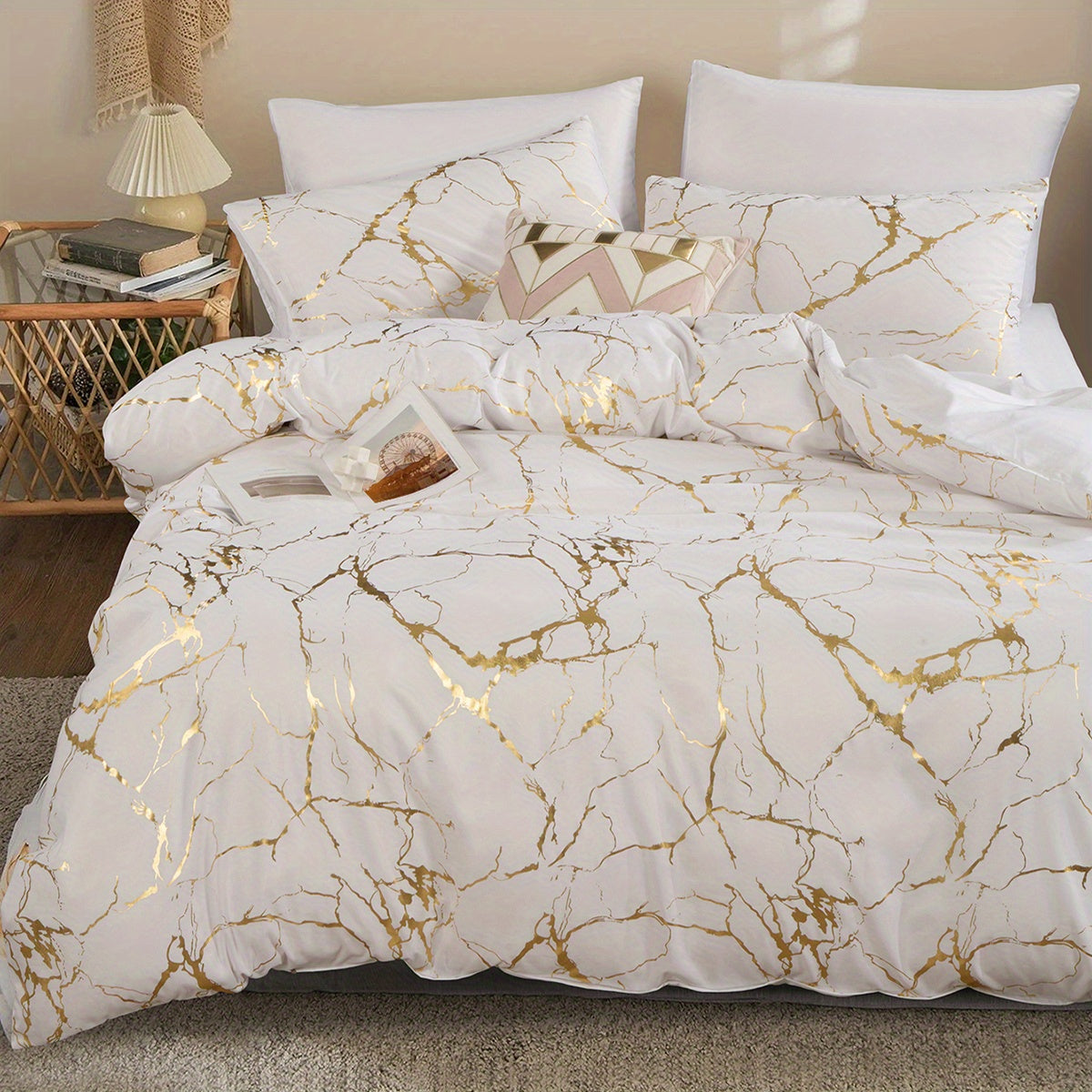 Silky Soft, Temperature-Regulating All-Season Duvet Cover Set