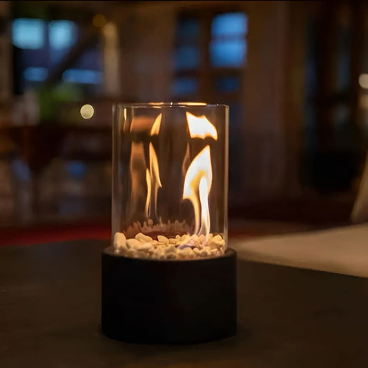 SLEEKFLAME – Smoke-Free Table Fireplace for Stylish Indoor & Outdoor Use