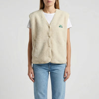 Sleeveless Open-Front Vest