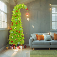 Slim Artificial Christmas Tree – Compact Vertical Profile