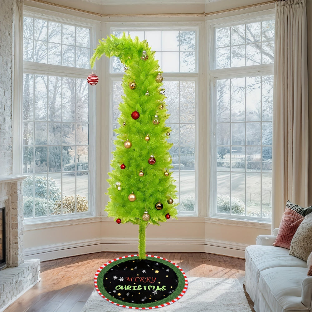 Slim Artificial Christmas Tree – Compact Vertical Profile