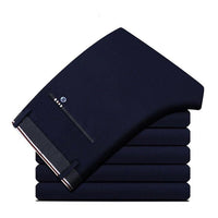 Men's Tapered Fit Flexible Waist Trousers