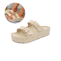 Women's Cushioned Slides for Foot Pain Relief