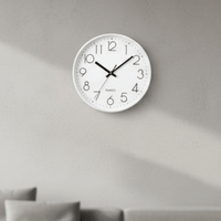 SMOOTHTIME - 12" Quiet Quartz Wall Clock