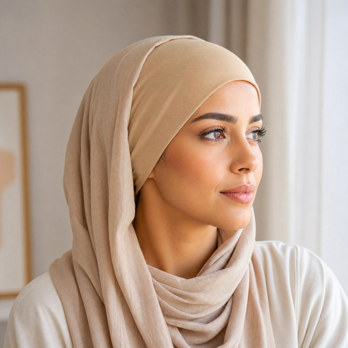 Soft Stretch Turban Cap