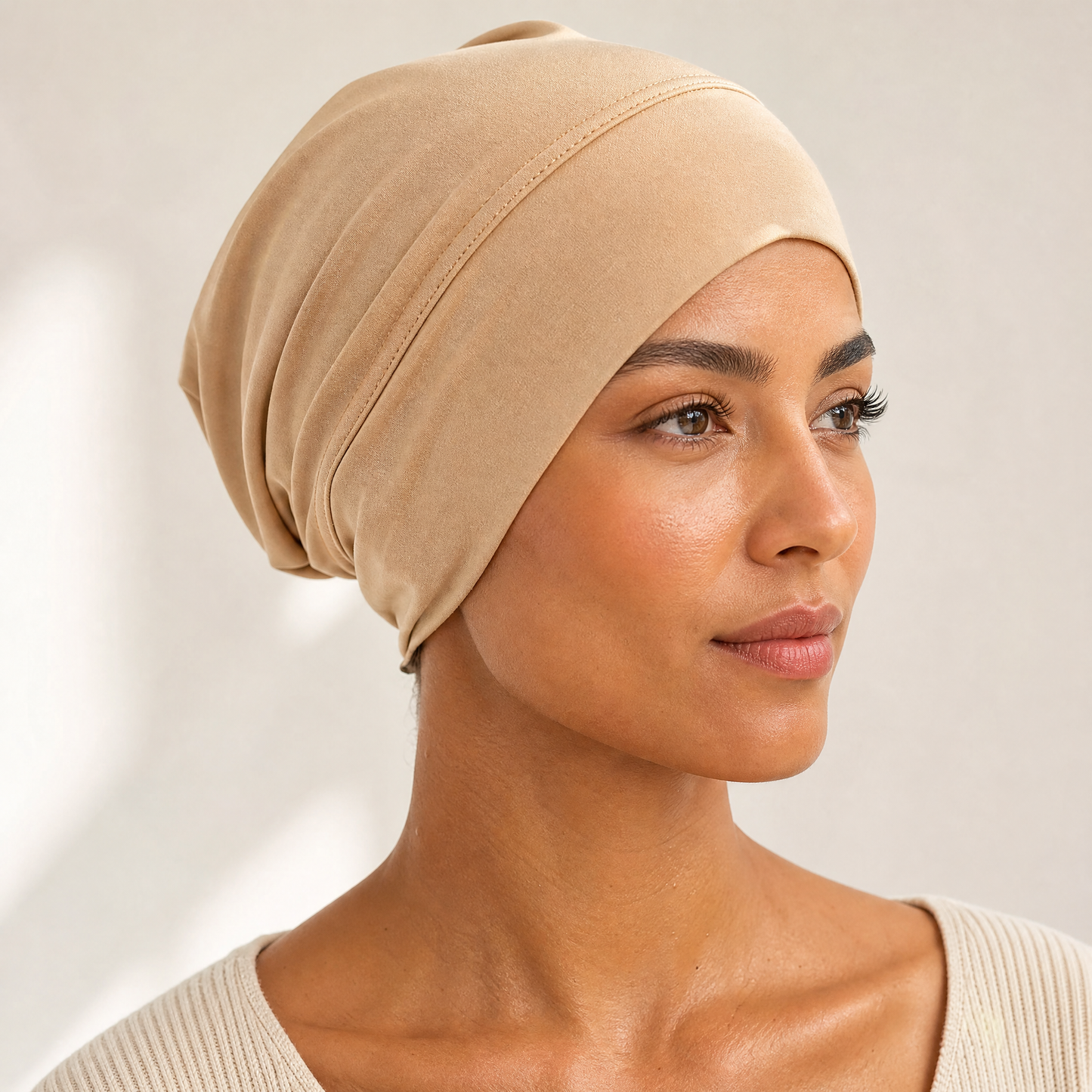 Soft Stretch Turban Cap