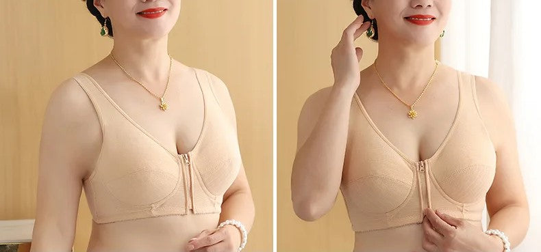 Soft vest-style bra in plus sizes