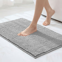 SOFTDRY COMFORT Chenille Bath Rug, Non-Slip