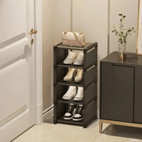 SPACERACK Corner Shoe Organizer for Tight Spaces