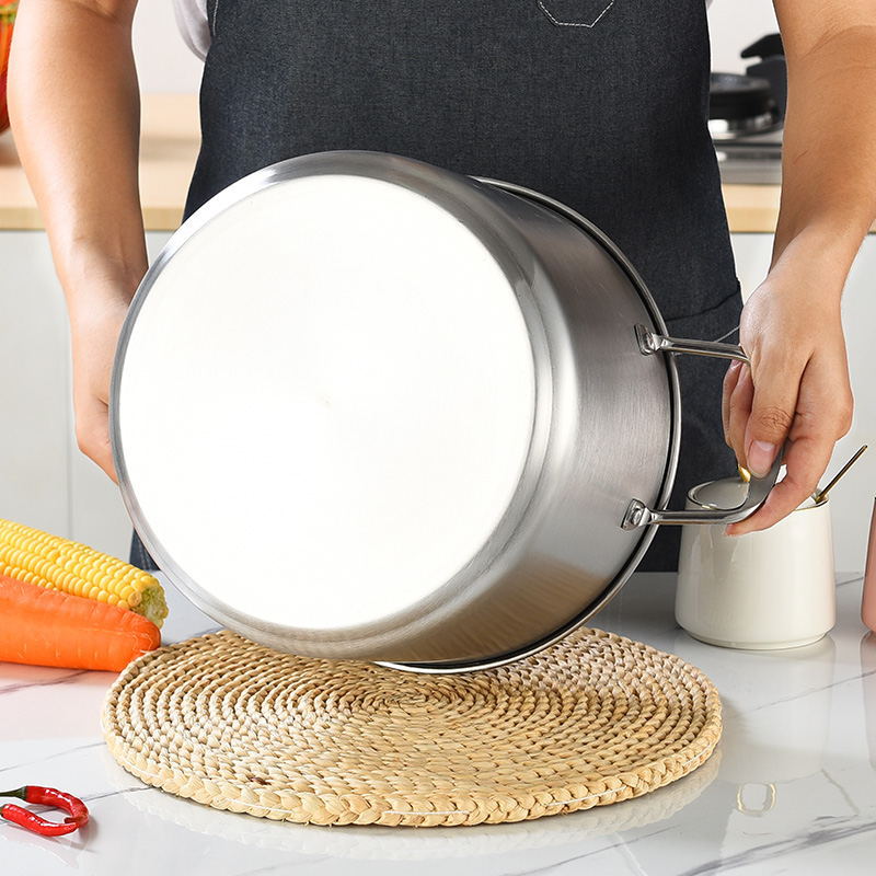 Stainless Steel Stockpot with Glass Lid