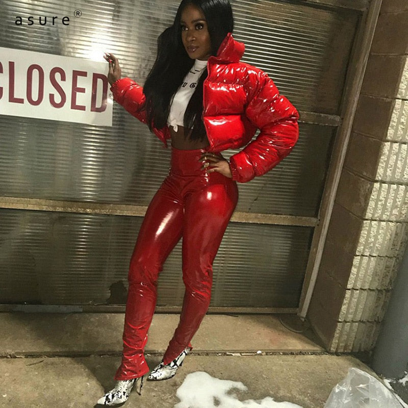 Stylish Winter Bomber Puffer Jacket