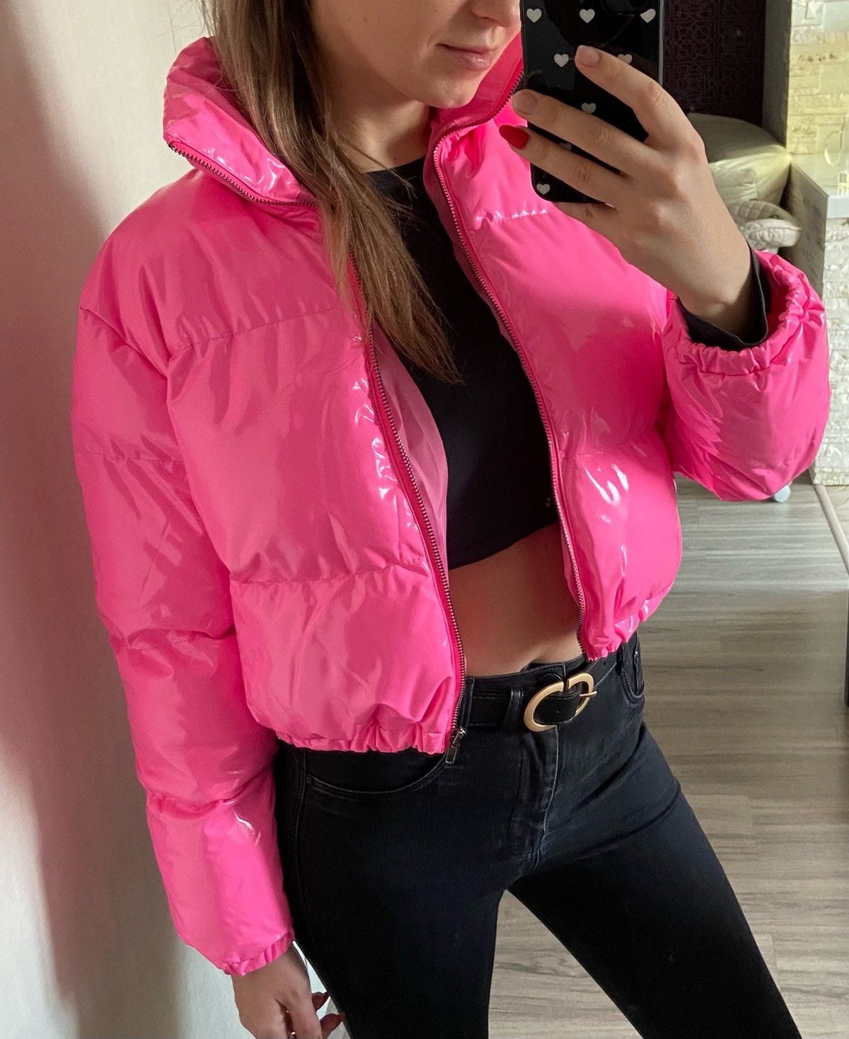 Stylish Winter Bomber Puffer Jacket